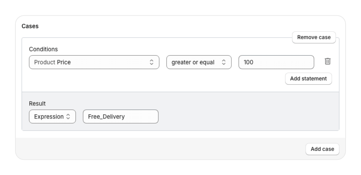 Conditions dynamiques
