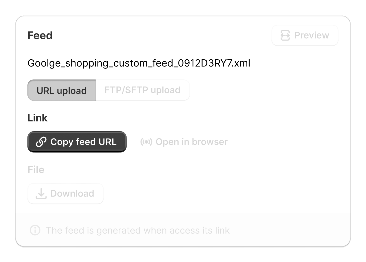Recuperation a la demande via URL