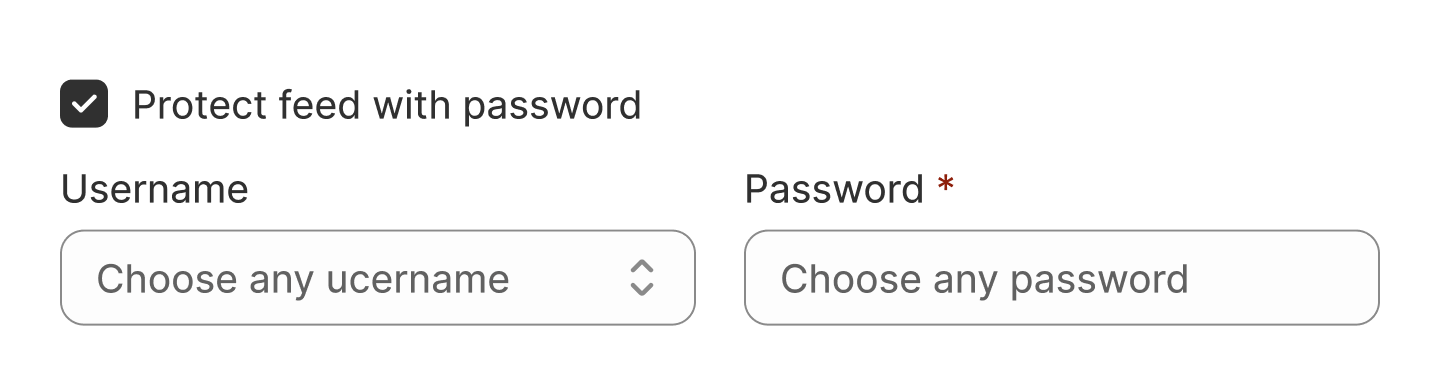 Protection par mot de passe
