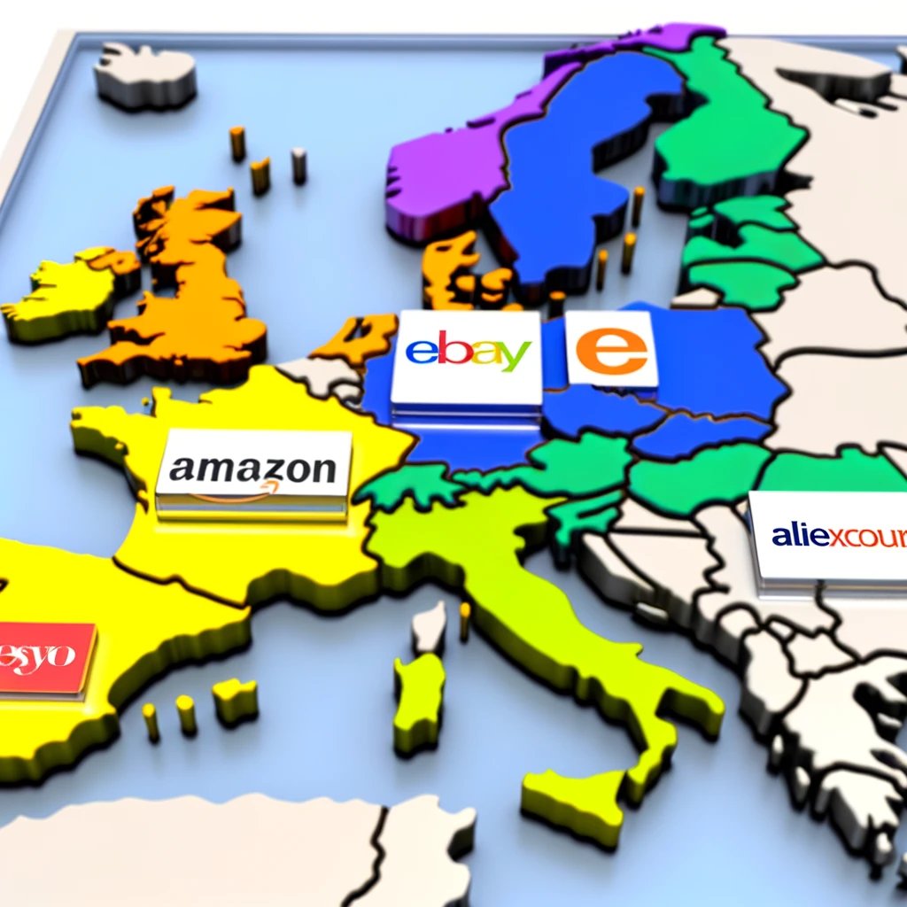 a lista dos principais marketplaces europeus visitados em 2024