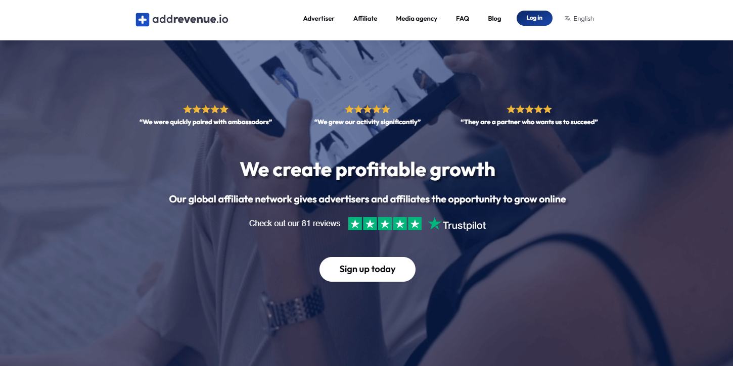 Addrevenue Shopify Feed - Sell With Addrevenue affiliate network