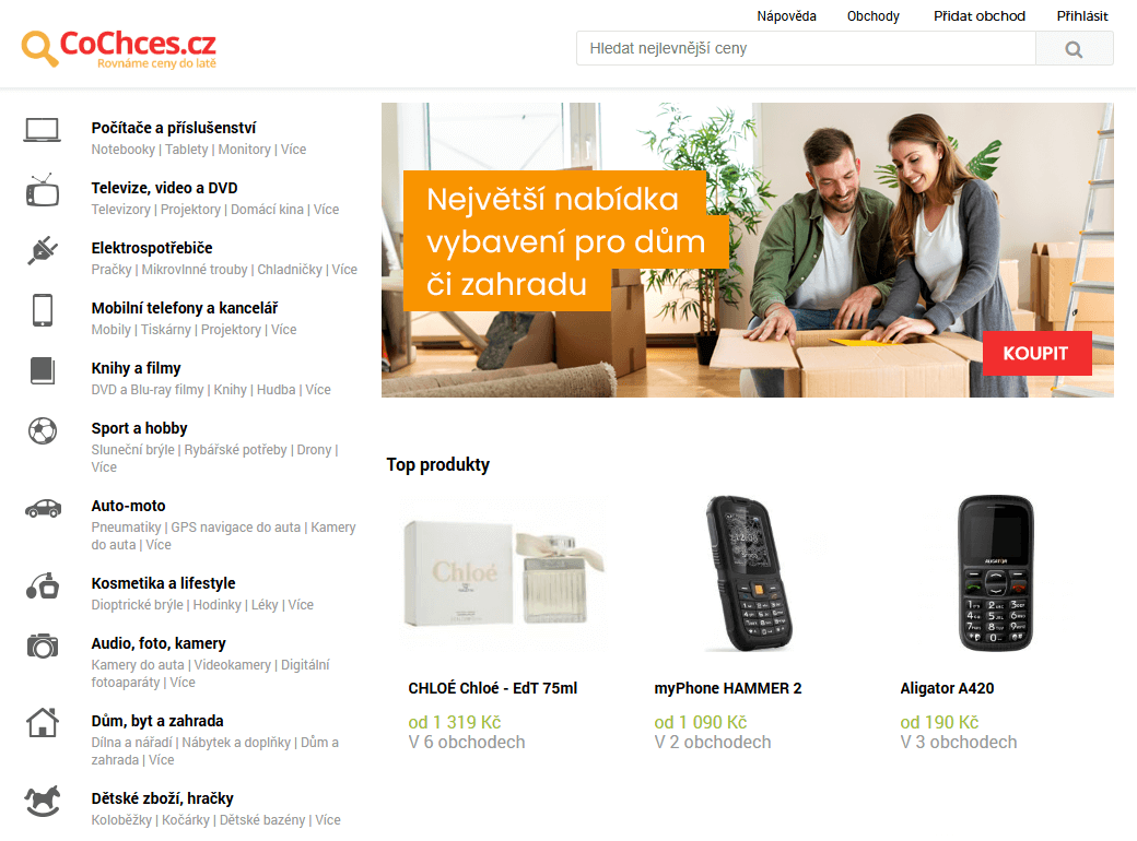 CoChces Shopify Feed - Sell On CoChces comparison platform