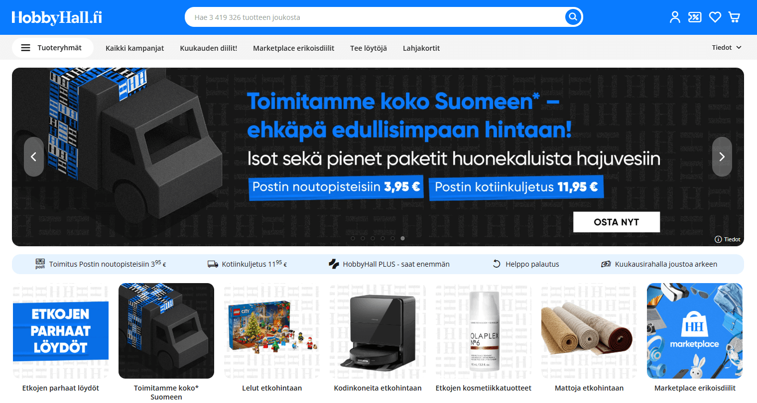 HobbyHall.fi Shopify Feed - Sell With HobbyHall.fi marketplace