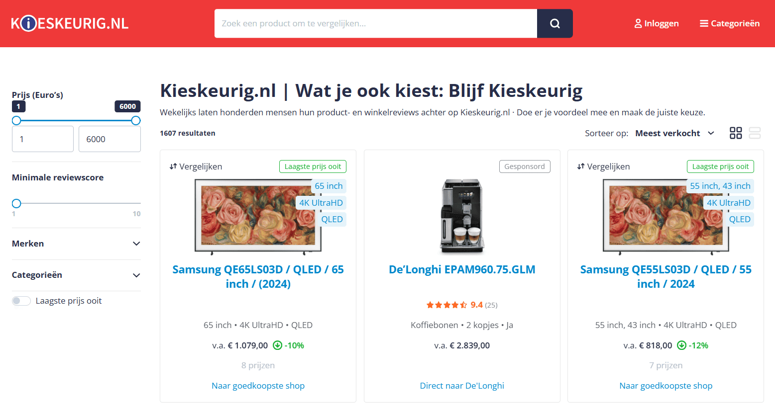 Kieskeurig Shopify Feed - Sell On Kieskeurig comparison platform