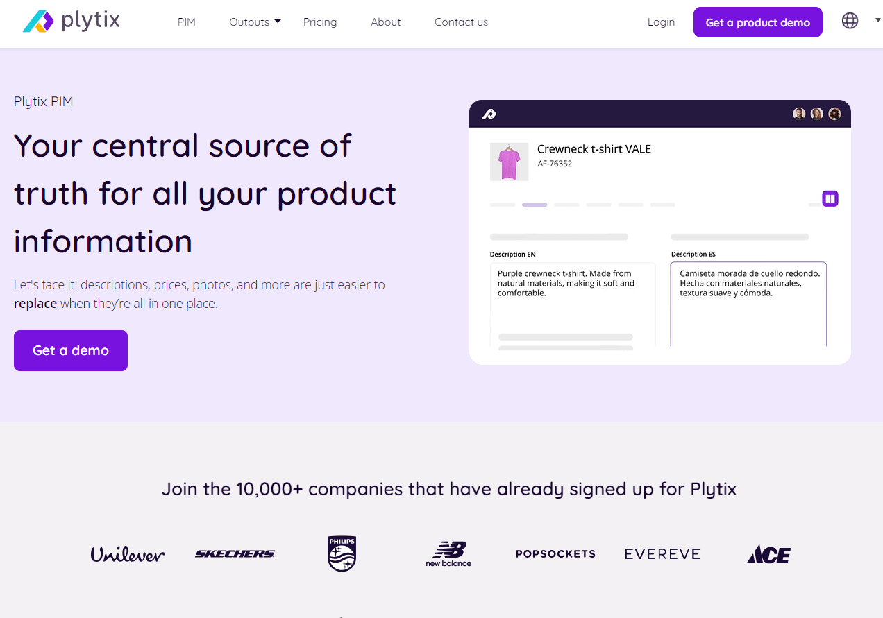 Plytix Shopify Feed - Sell with Plytix system of content management