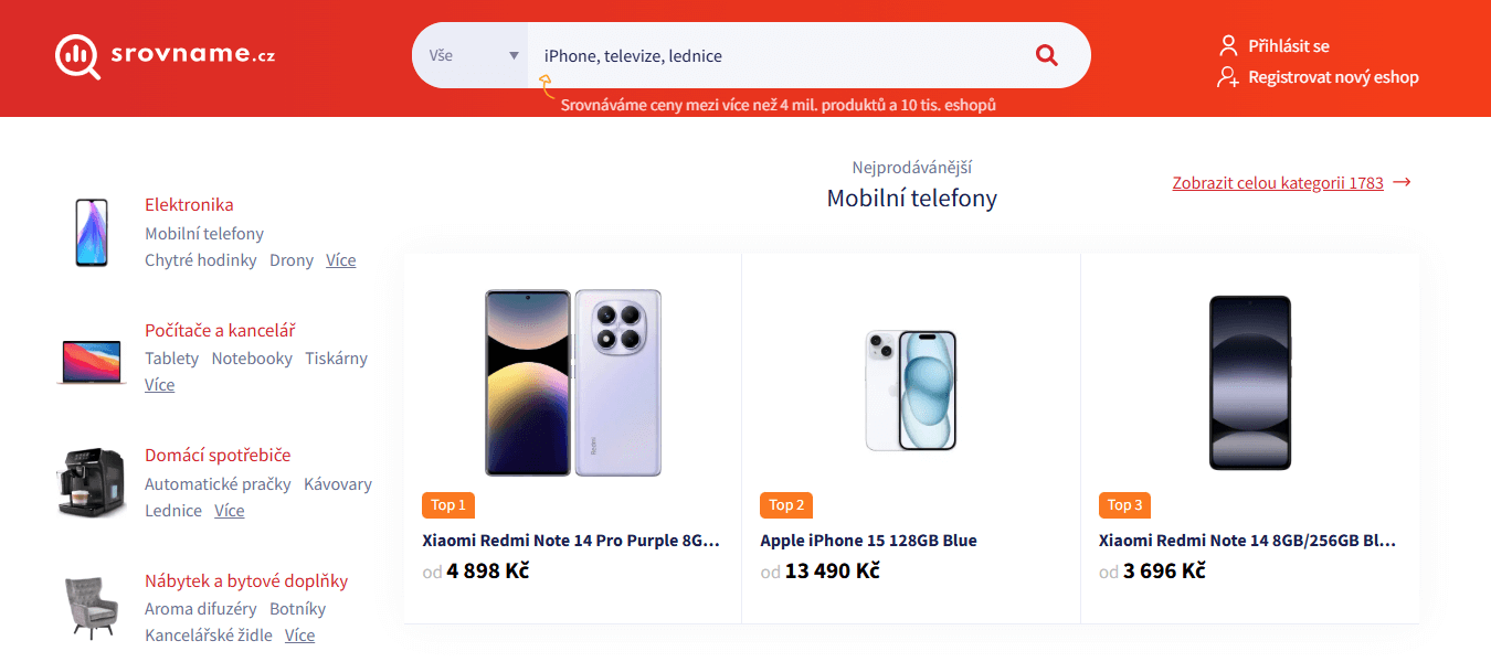 Srovname Shopify Feed - Sell On Srovname comparison platform