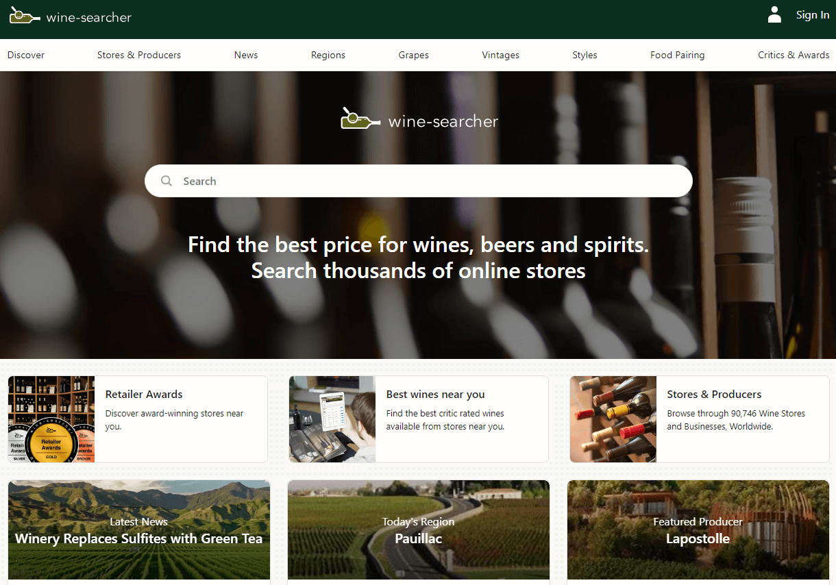 Wine Searcher Shopify Feed - Sell On Wine Searcher comparison platform