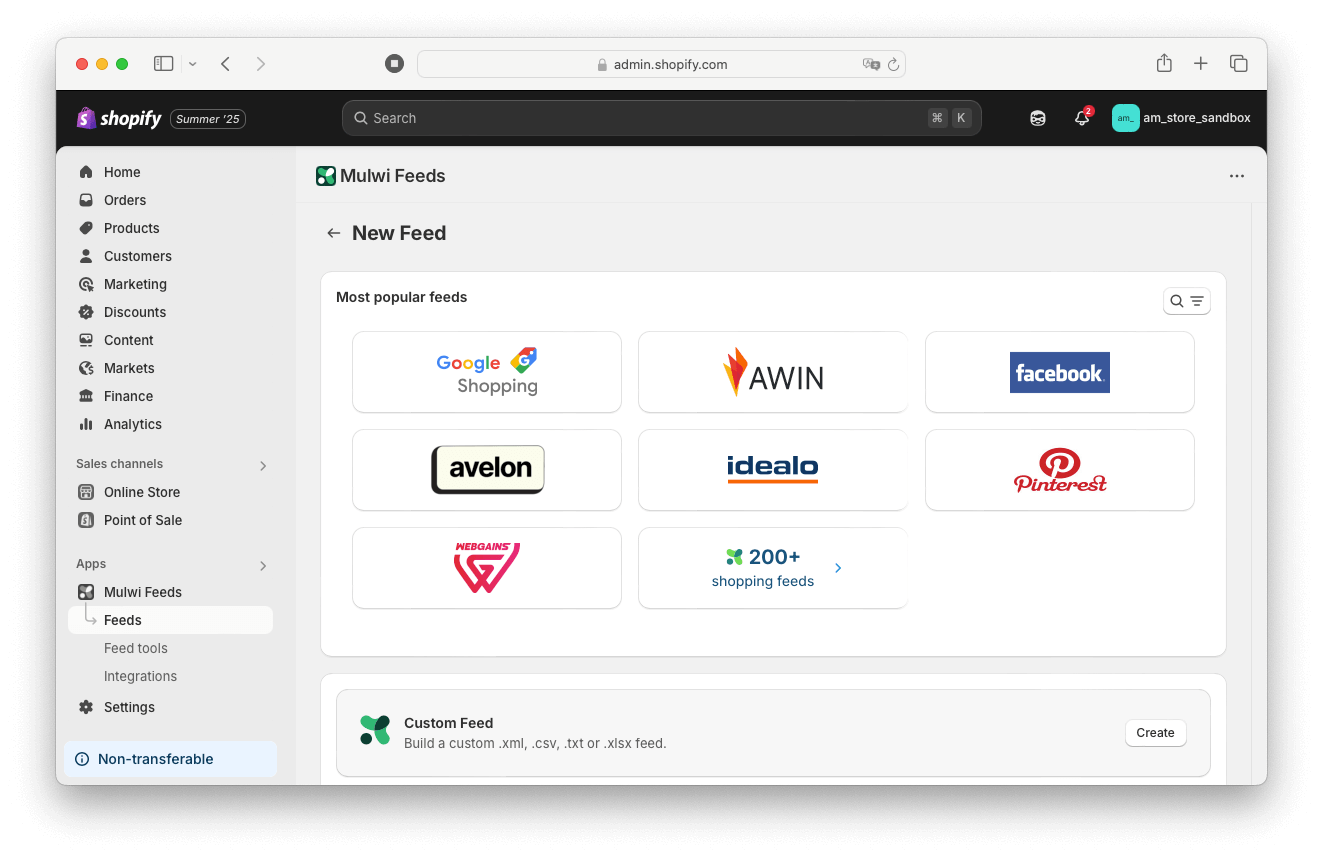 Connect each store with the right channels